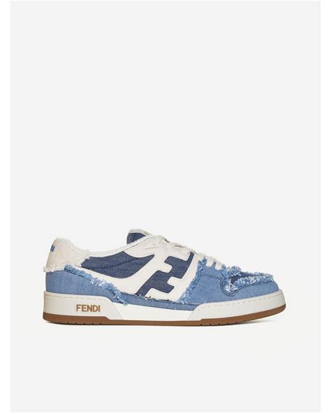 cheap fendi sneakers men's|fendi denim sneakers.